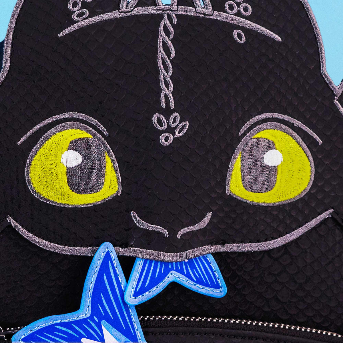 Loungefly x How to Train Your Dragon Toothless with Fish Mini Backpack