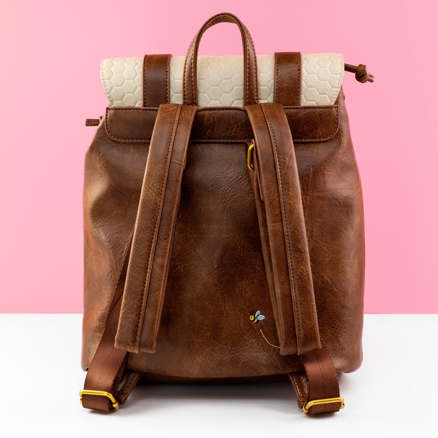 Loungefly x Disney Winnie the Pooh Honeycomb Flap Mini Backpack