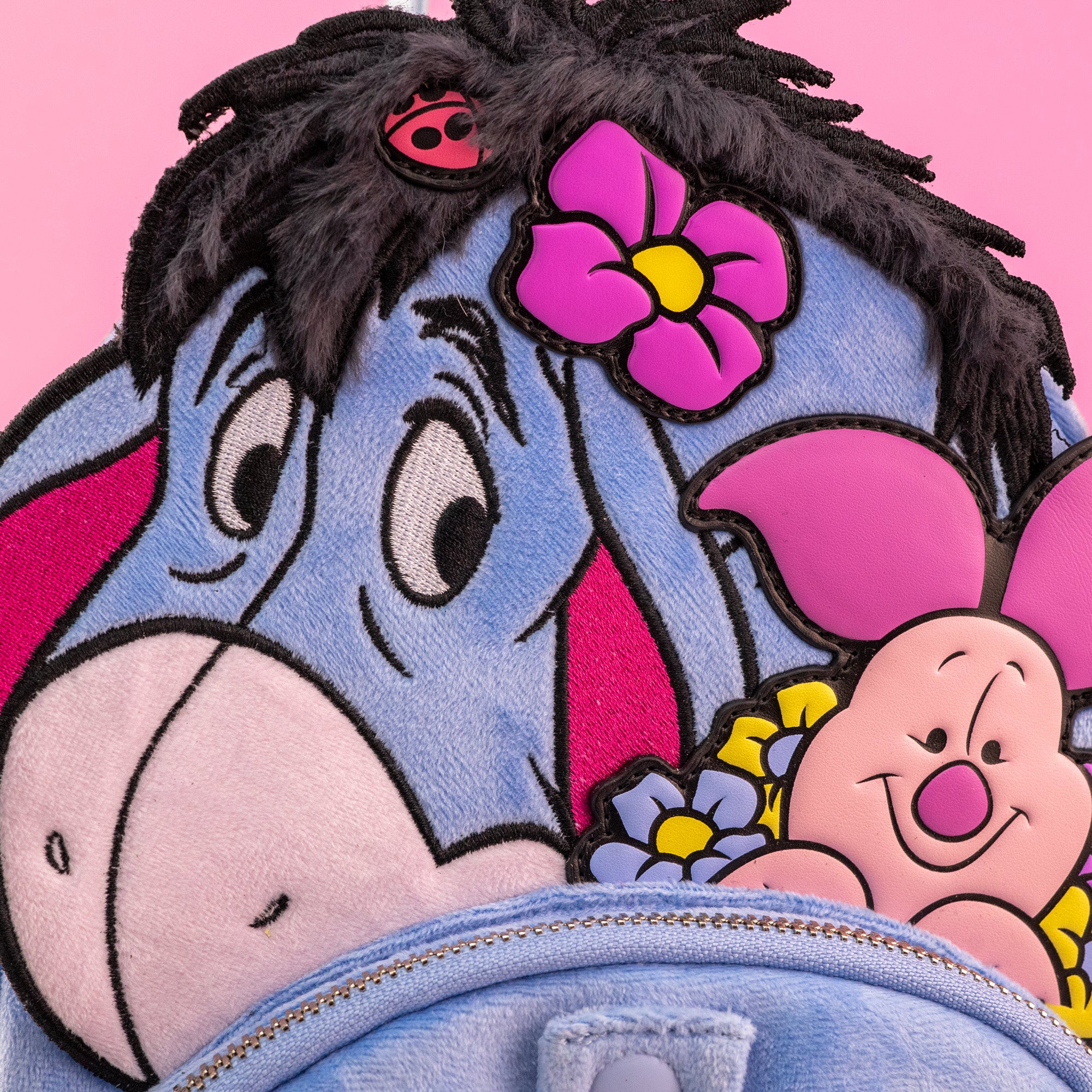 Loungefly x Disney Winnie the Pooh Eeyore & Piglet Plush Mini Backpack