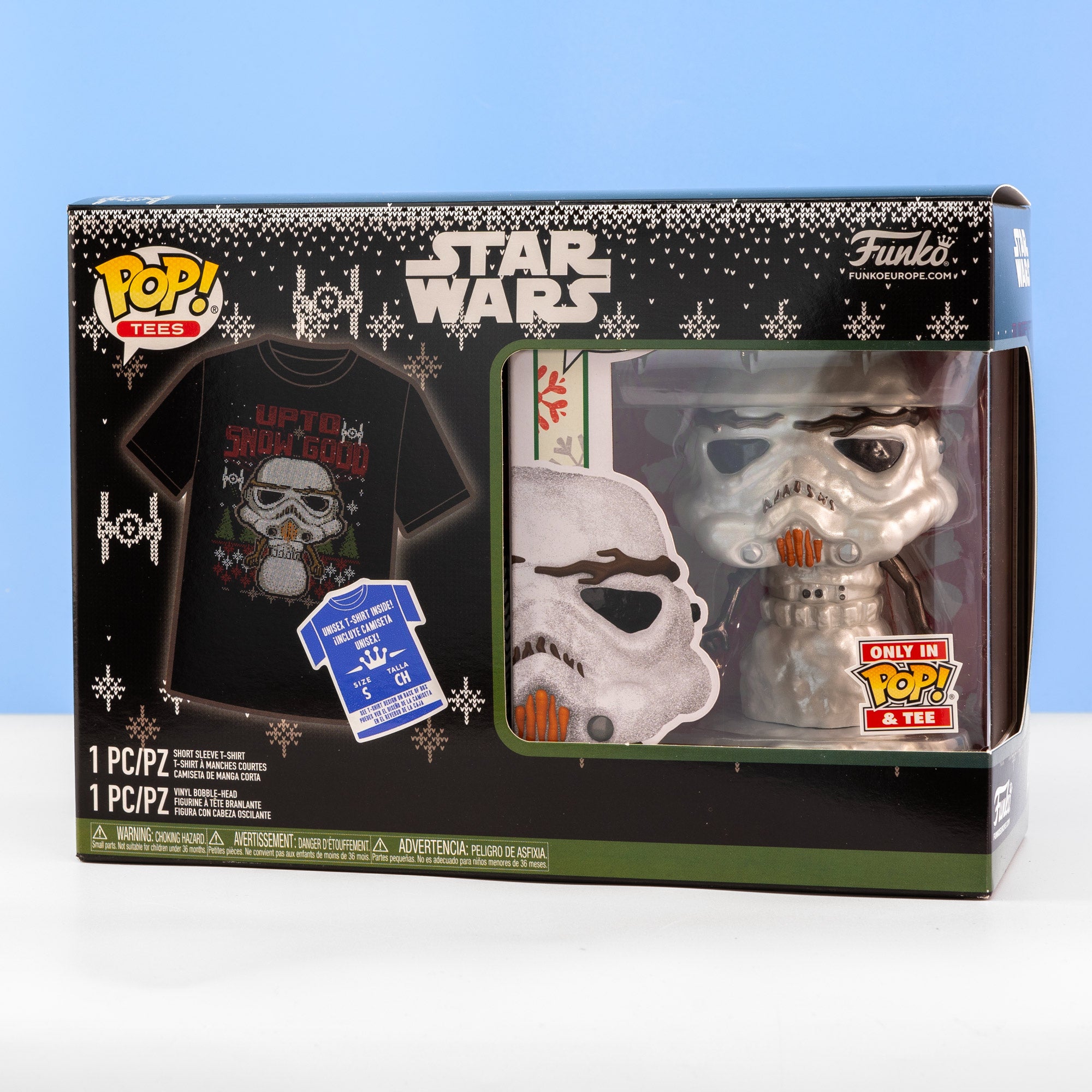 Star Wars Holiday Stormtrooper Funko Pop! Vinyl and Tee Set