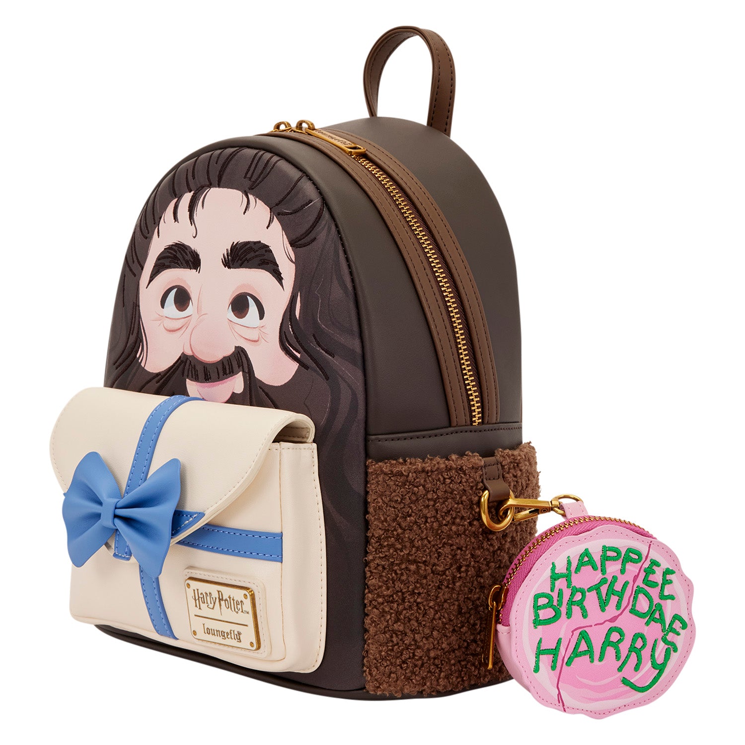 Loungefly x Harry Potter Hagrid Birthday Cake Mini Backpack With Coin Bag