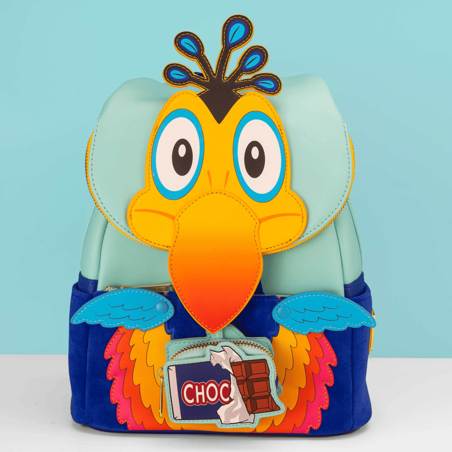 Loungefly x Disney Pixar Up Kevin Cosplay Mini Backpack with Coin Purse