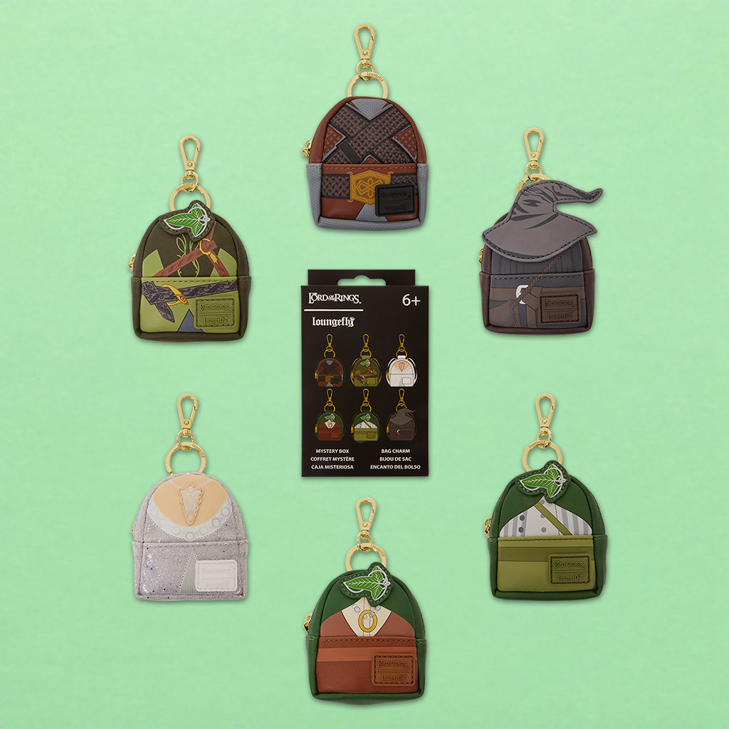Loungefly x Lord of the Rings Characters Mystery Mini Backpack Keychain Charm