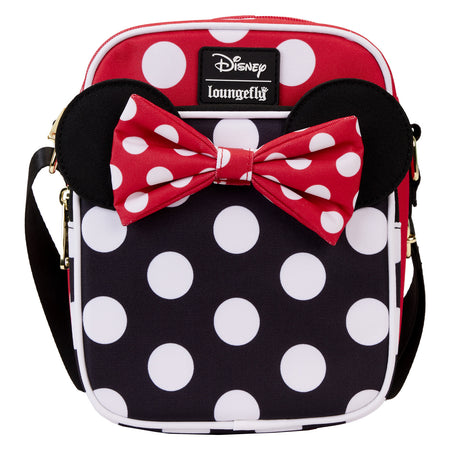Loungefly x Disney Minnie Mouse Rocks The Dots Passport Crossbody Bag