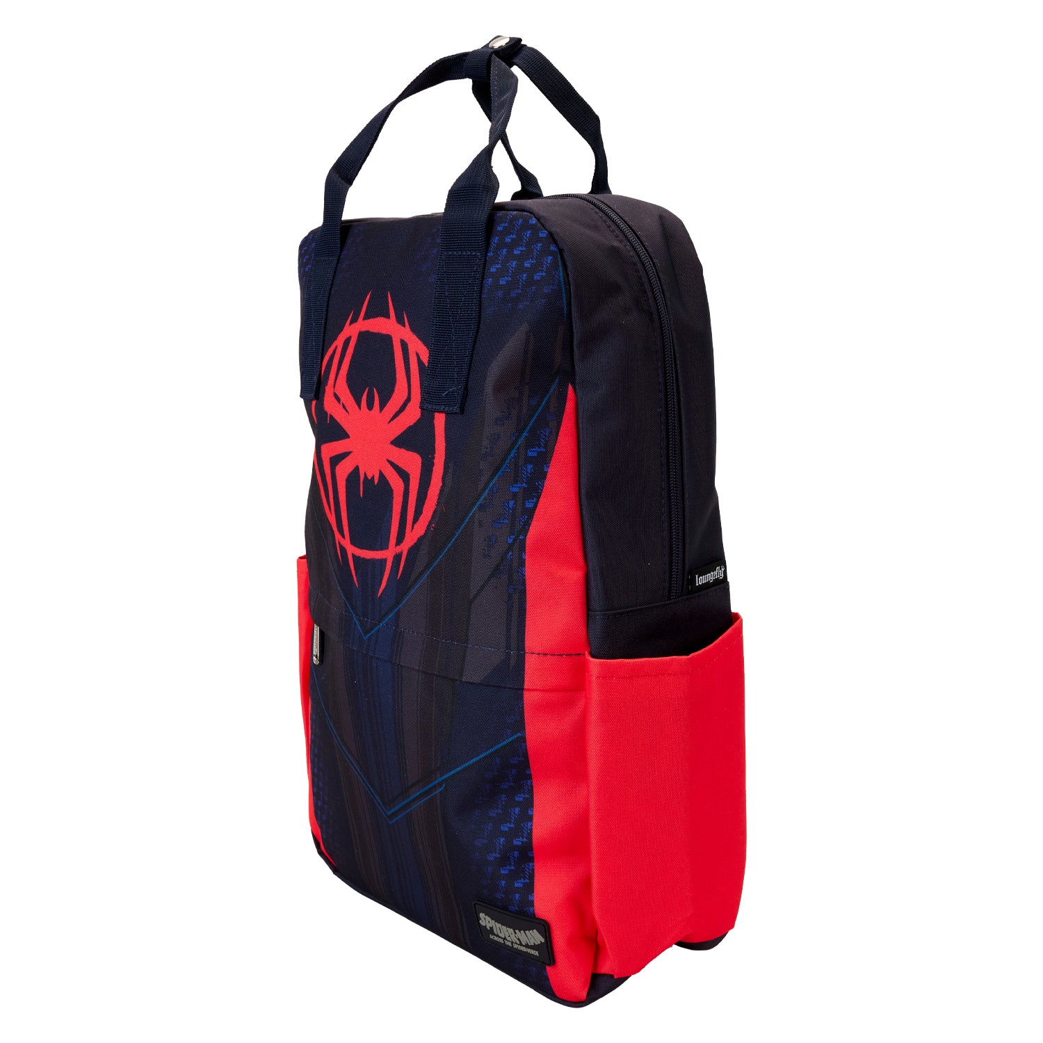 Loungefly x Marvel Spider-Verse Miles Morales Suit Full Size Nylon Backpack