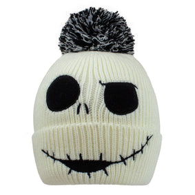 Disney Nightmare Before Christmas Jack Face Jumbo Beanie