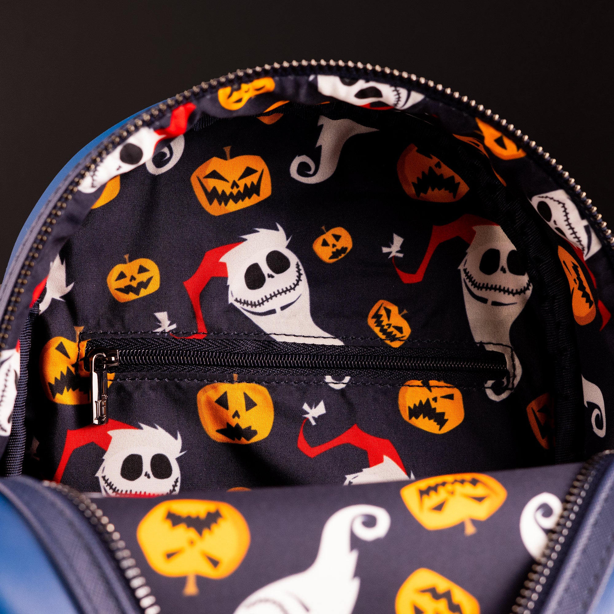 Loungefly x The Nightmare Before Christmas Santa Jack Graveyard Scene GITD Mini Backpack