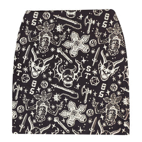 Stranger Things - Hellfire Women's Skirt