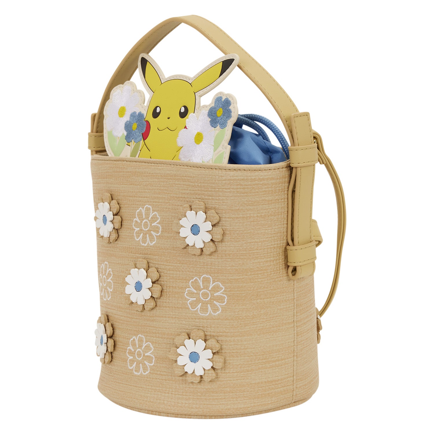 Loungefly x Pokémon Floral Pikachu Basket Crossbody Bag