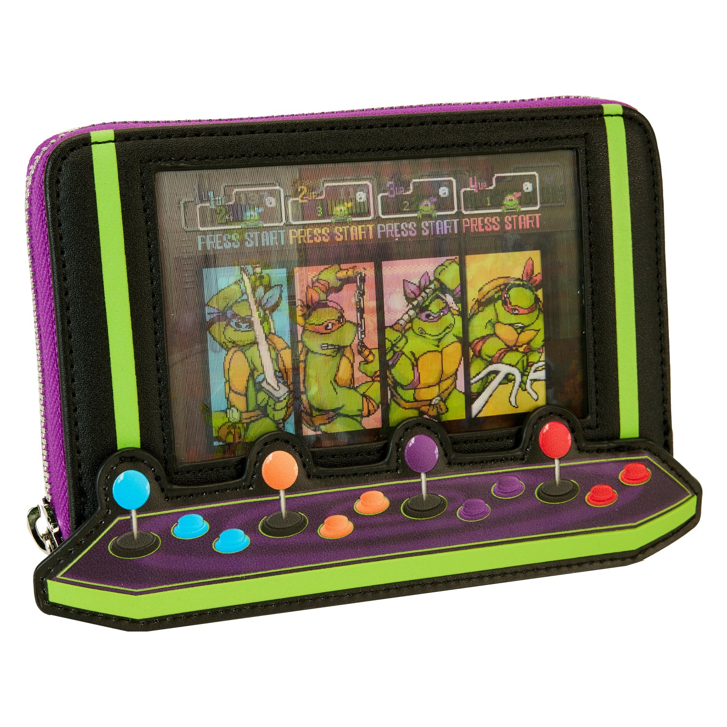 Loungefly x TMNT 40th Anniversary Vintage Arcade Wallet