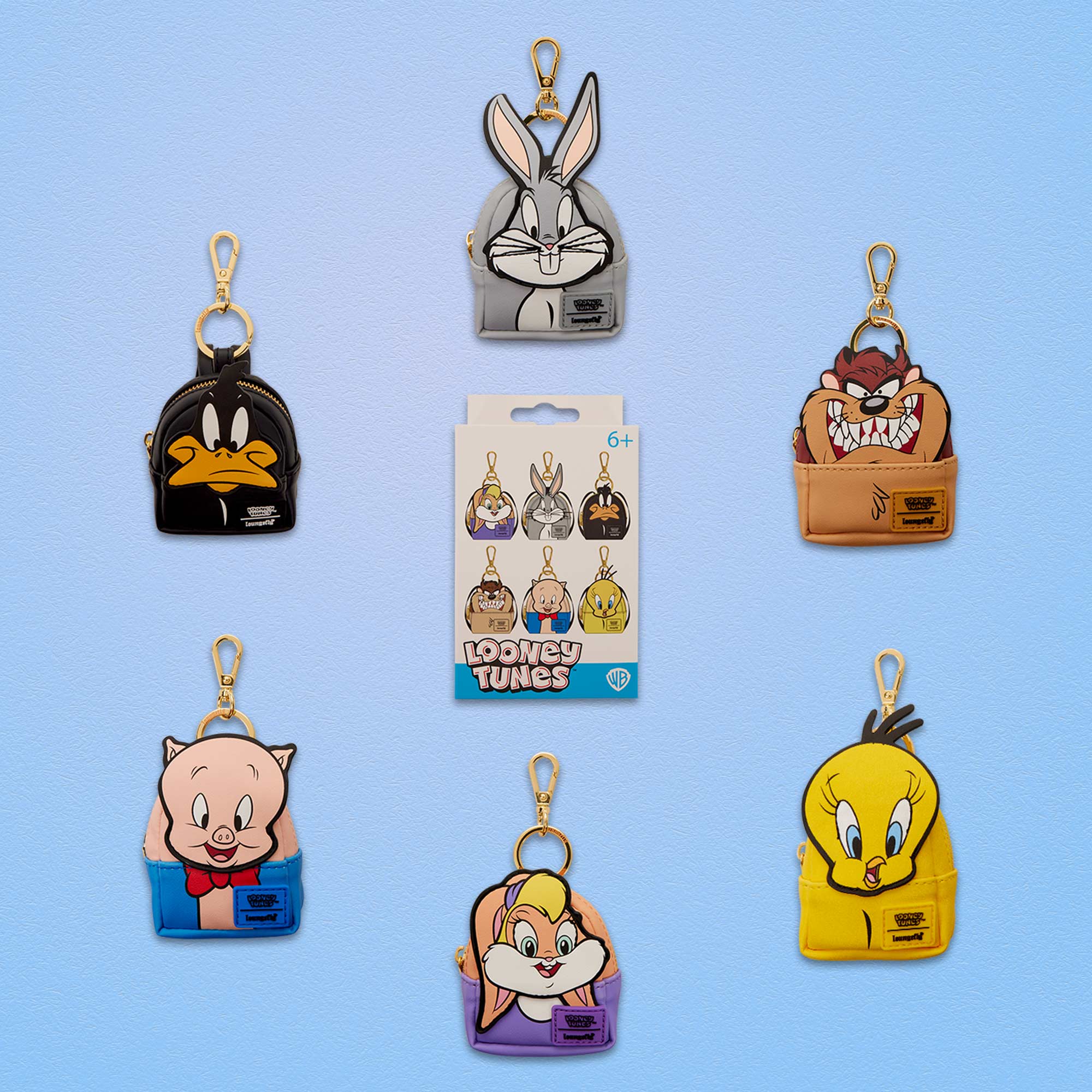 Loungefly x Looney Tunes Mystery Mini Backpack Keychain Charm