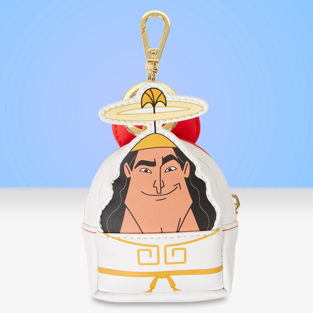 Loungefly x Emperor's New Groove Devil & Angel Kronk Reversible Mini Backpack Keychain Charm