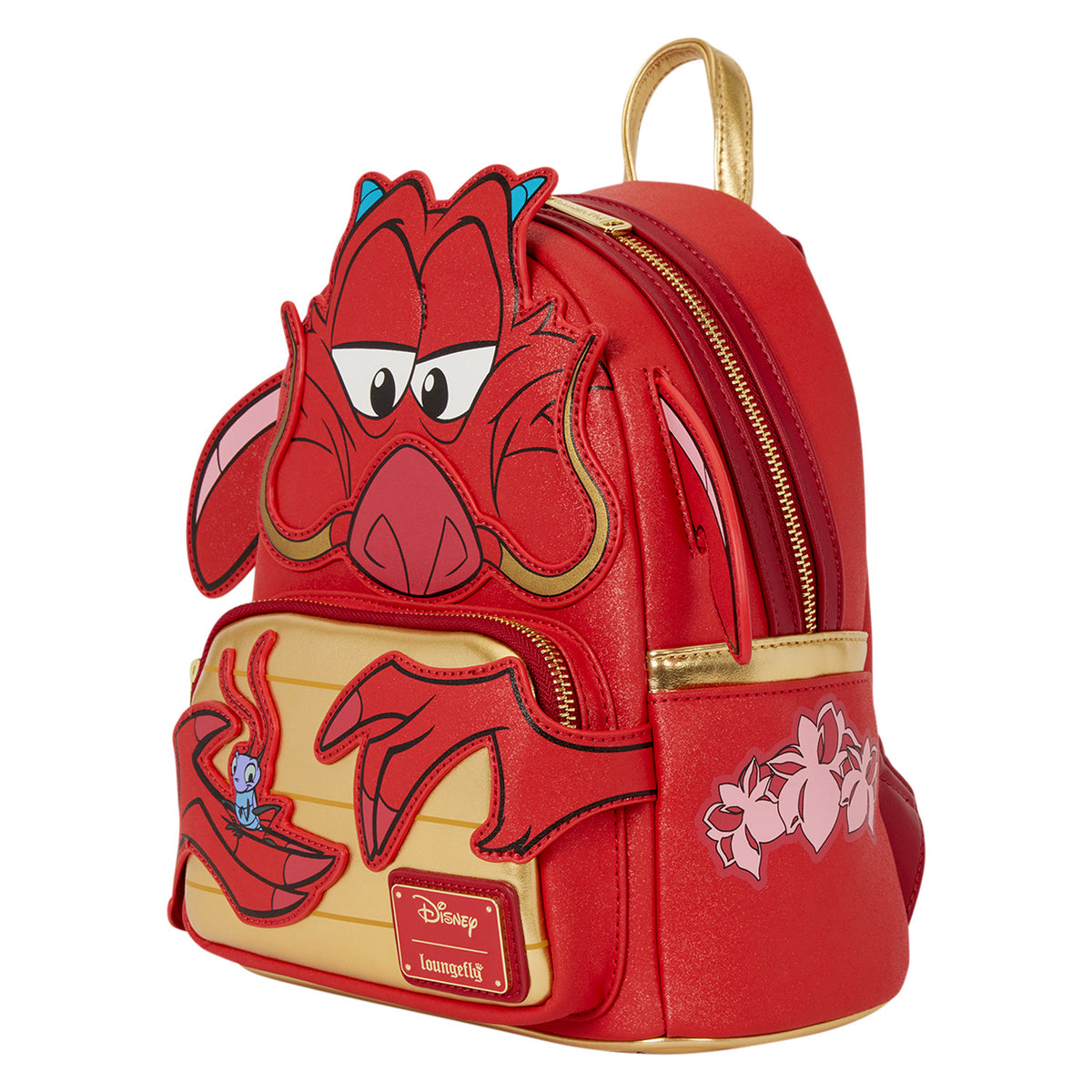 Loungefly x Disney Mulan Mushu Glitter Cosplay Mini Backpack