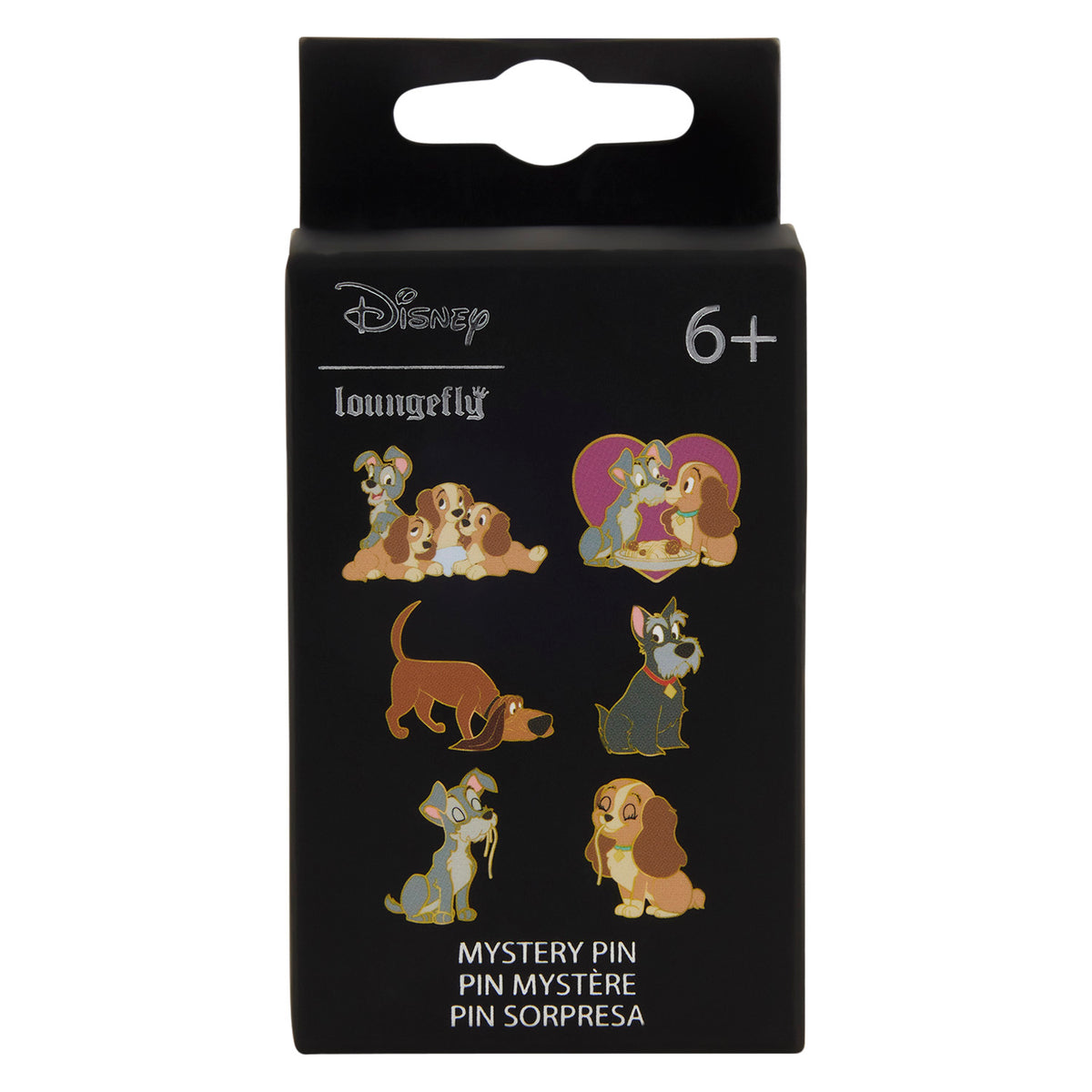 Loungefly x Disney Lady and the Tramp Blind Box Mystery Pin