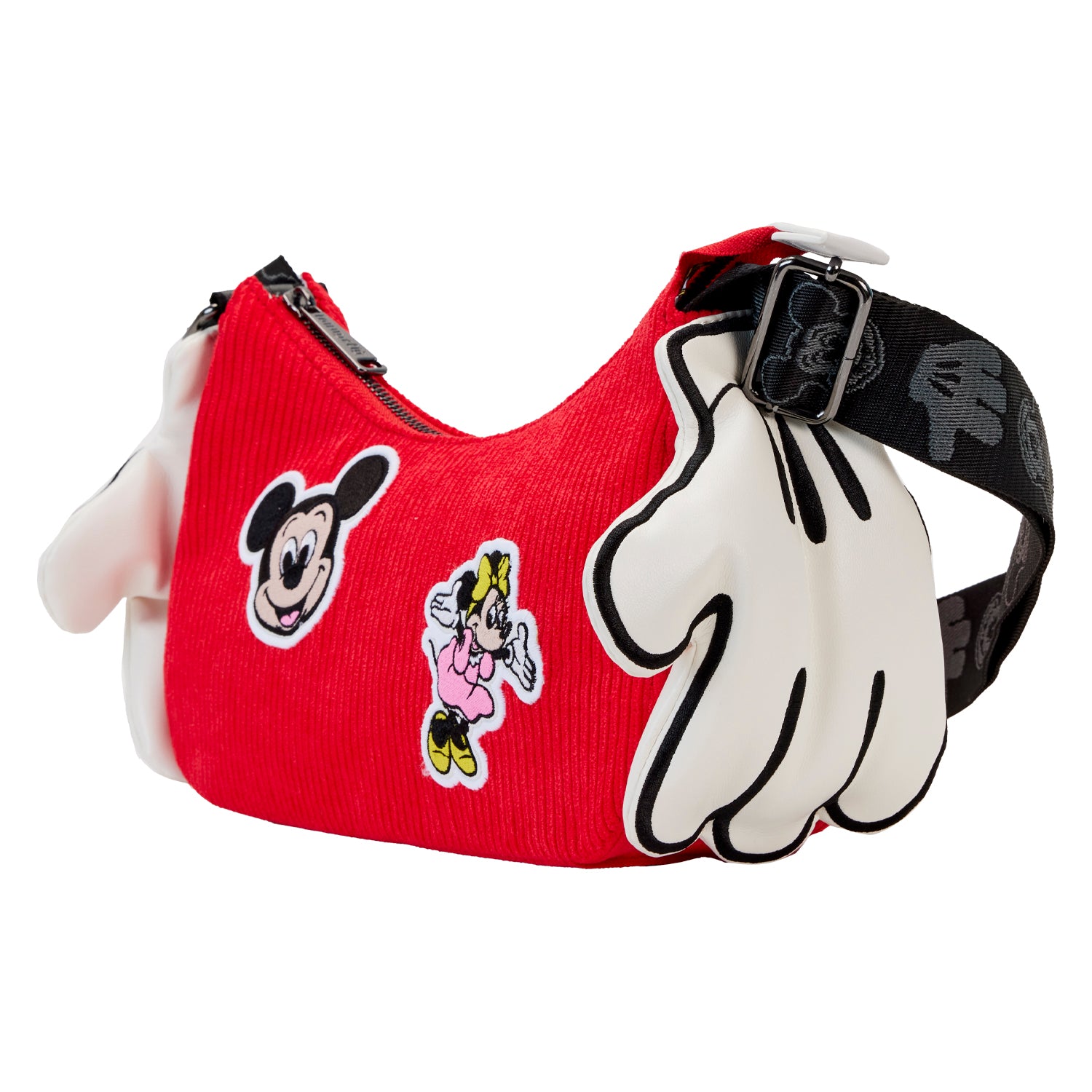 Loungefly x Disney 100 Mickey Hands Crossbody Bag