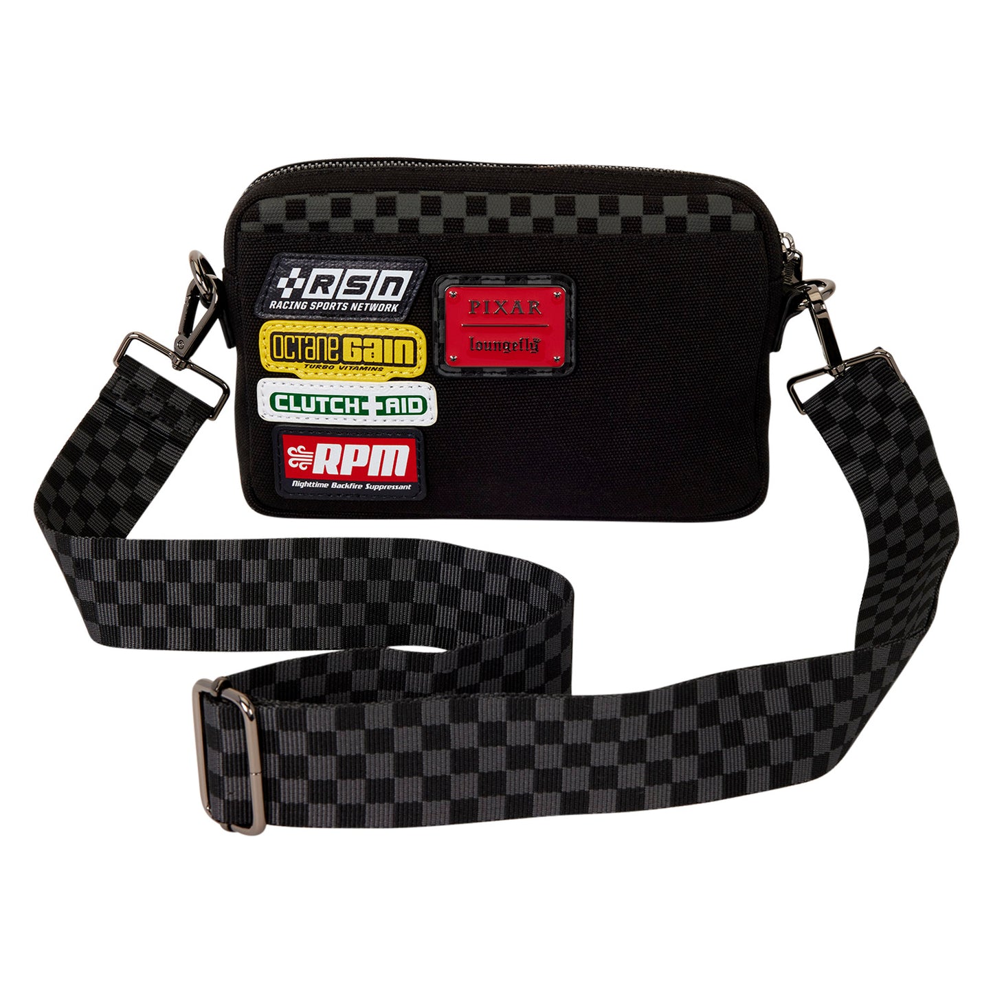 Loungefly x Disney Pixar Cars 20th Anniversary Piston Cup Sling Crossbody Bag