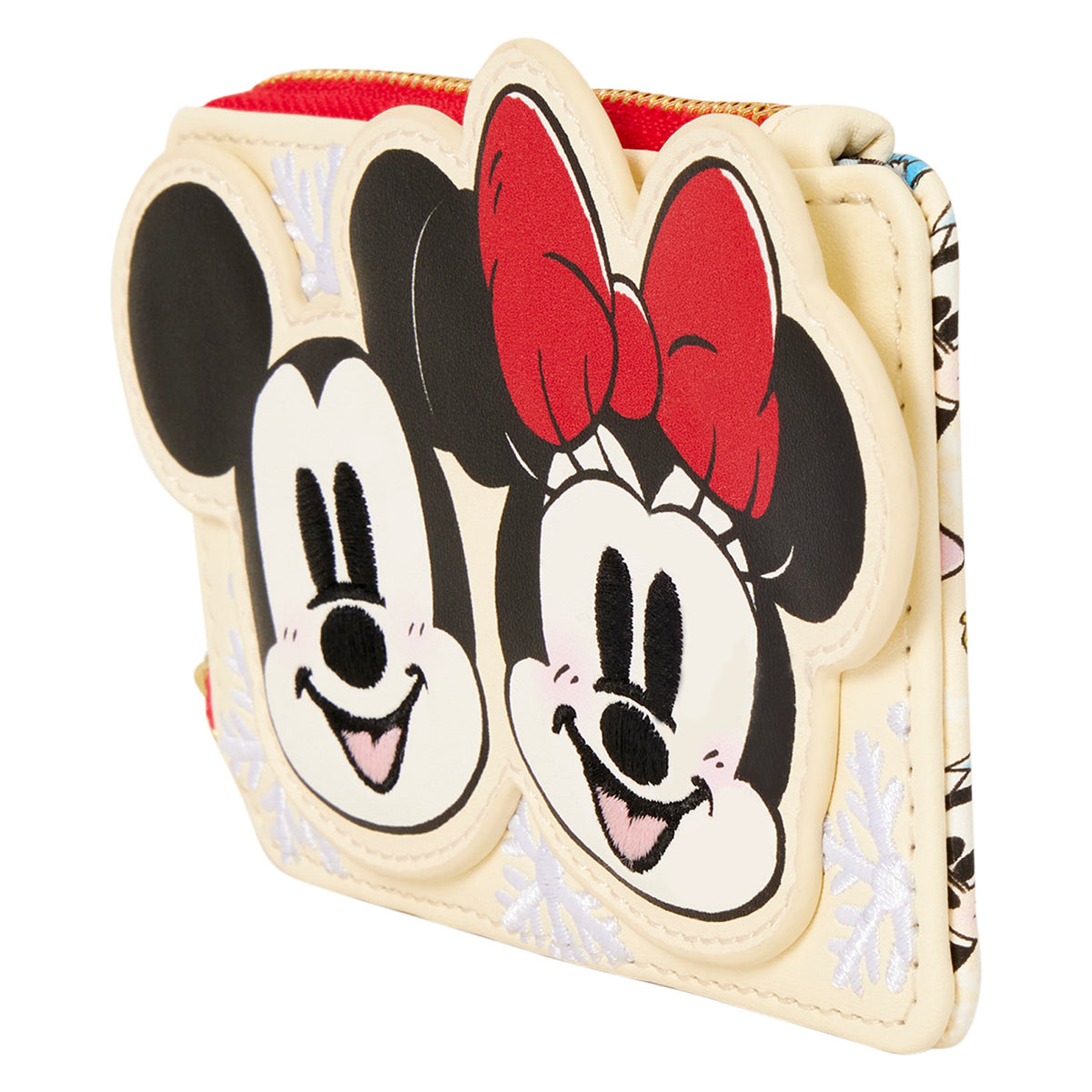 Loungefly x Disney Mickey & Friends Holiday Zip Around Card Holder