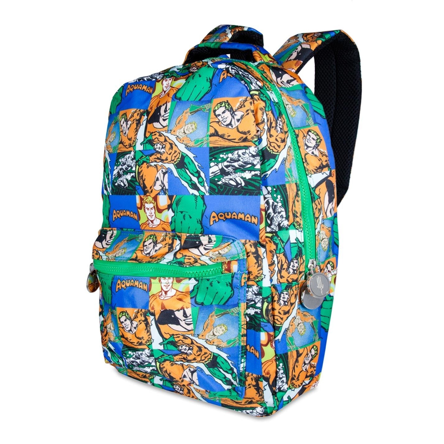 Aquaman Deluxe Comic Strip Backpack - GeekCore
