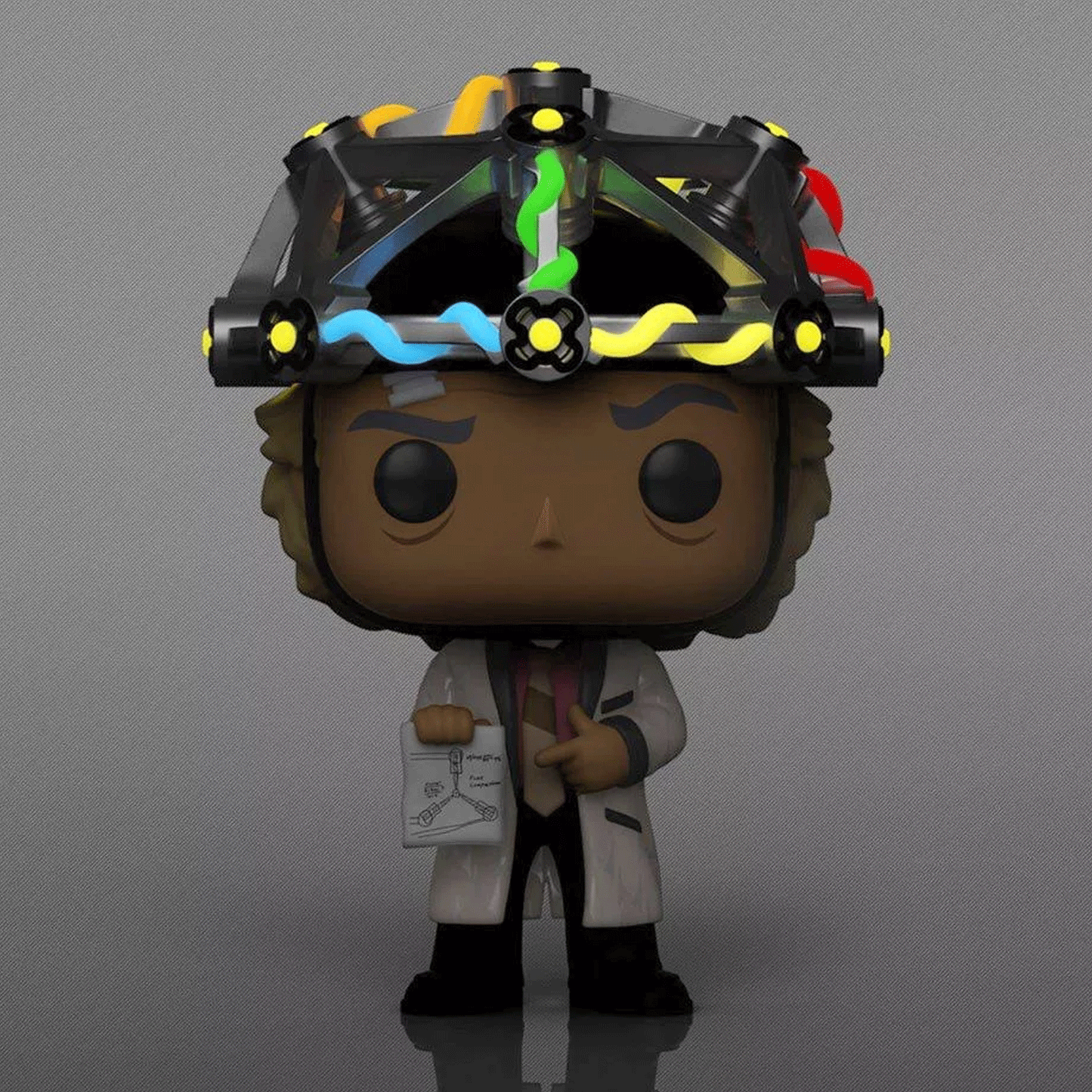Back To The Future Doc Brown with Helmet Pop! Vinyl and Tee Set - GeekCore