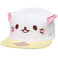 Bananya Face with Ears Snapback Cap - GeekCore