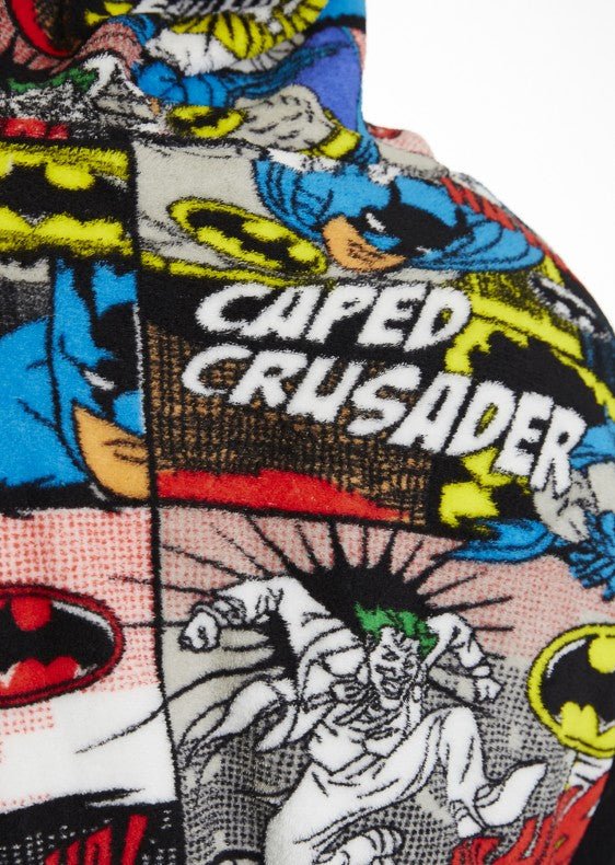 Batman Comic Strip Bath Robe - GeekCore