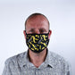 Batman Yellow Camo Face Mask 2 Pack - GeekCore