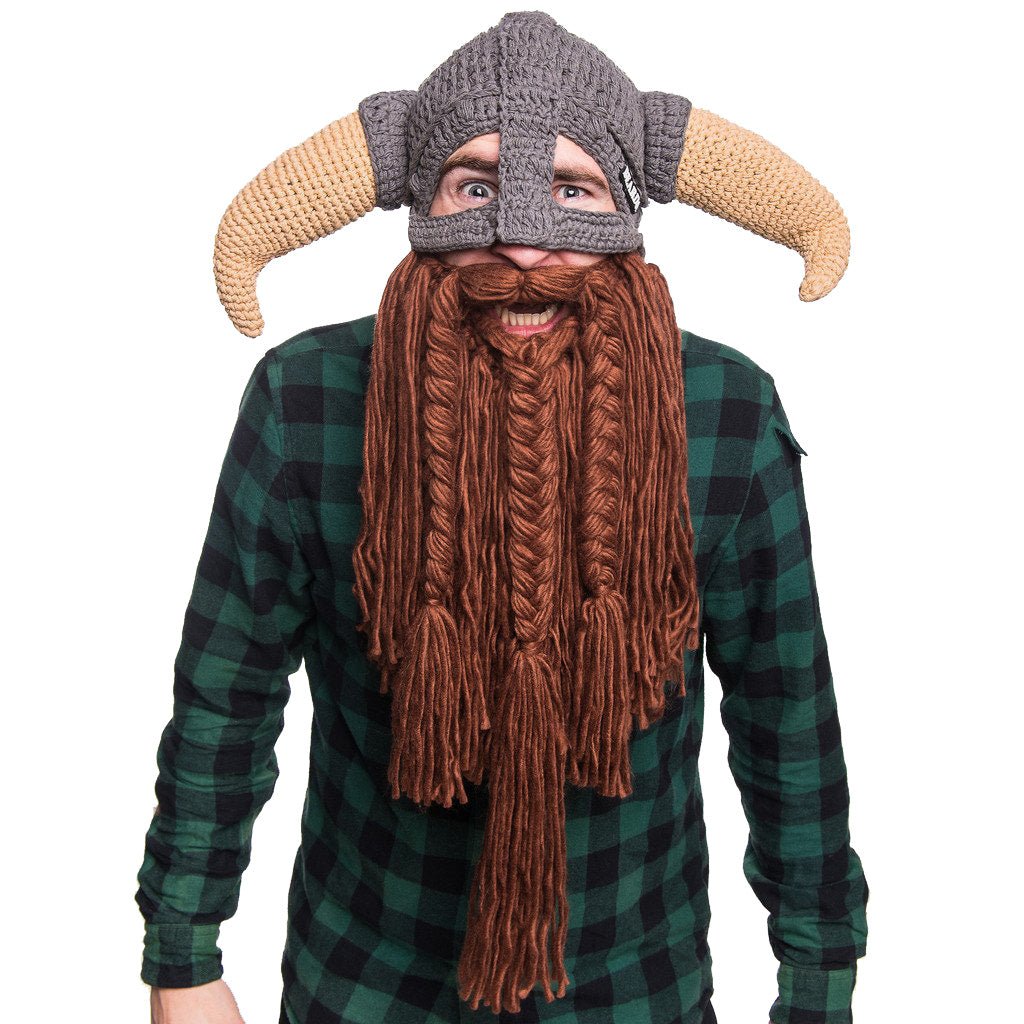 Battle Viking Bearded Hat - GeekCore