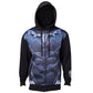 Black Panther Sublimated Costume Hoodie - GeekCore