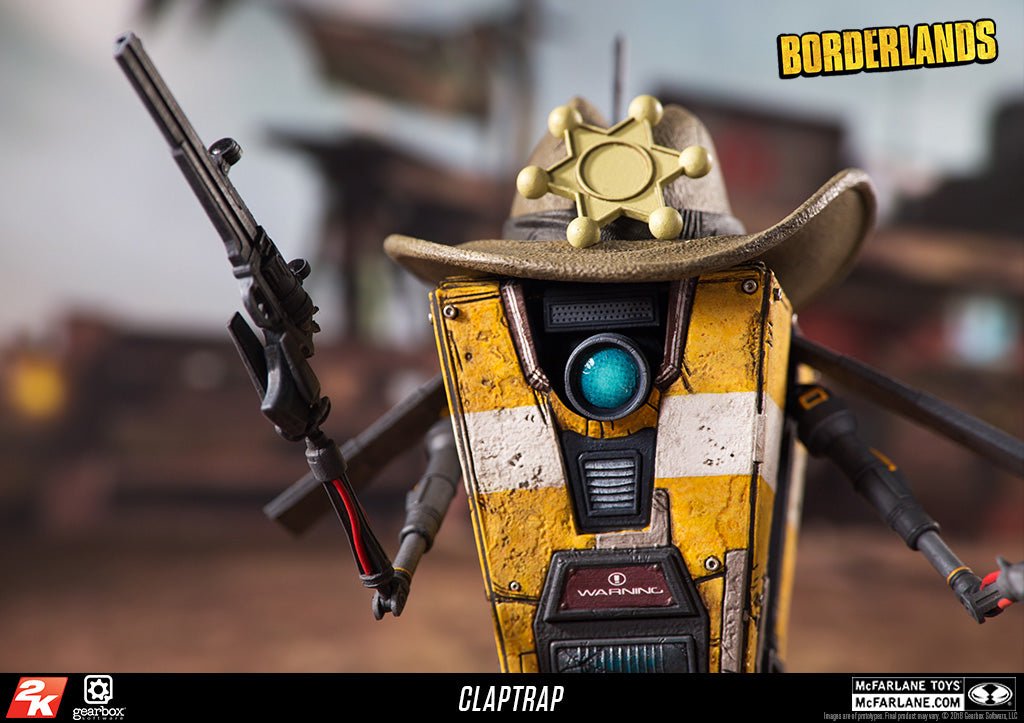 Borderlands Claptrap Deluxe Box Set Action Figure - GeekCore