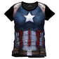 Captain America: Civil War Costume T - Shirt - GeekCore