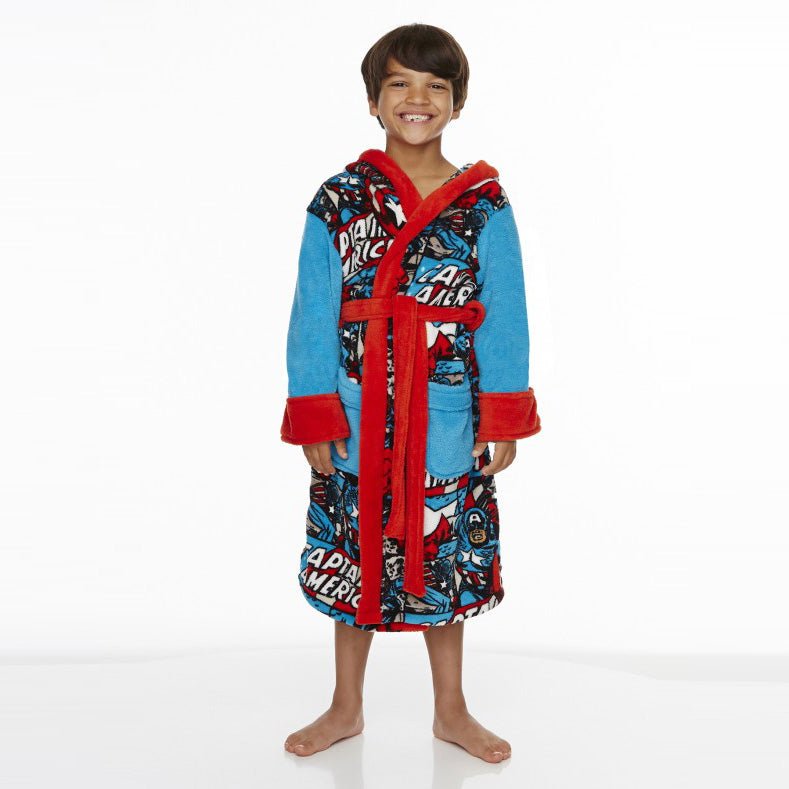 Captain America Kids Bath Robe – GeekCore