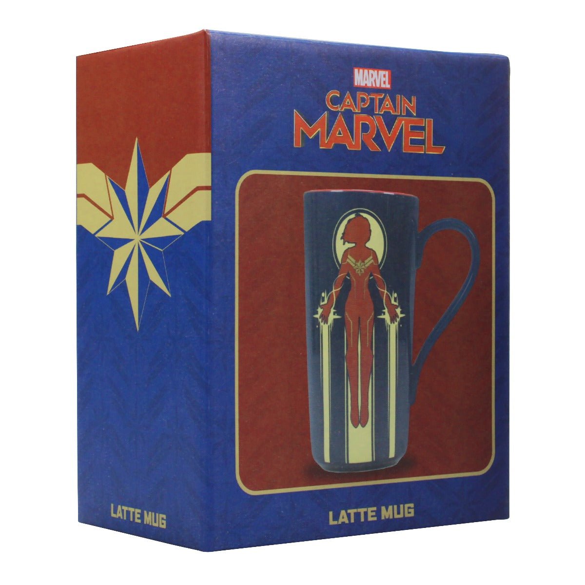 Captain Marvel Latte Mug - GeekCore