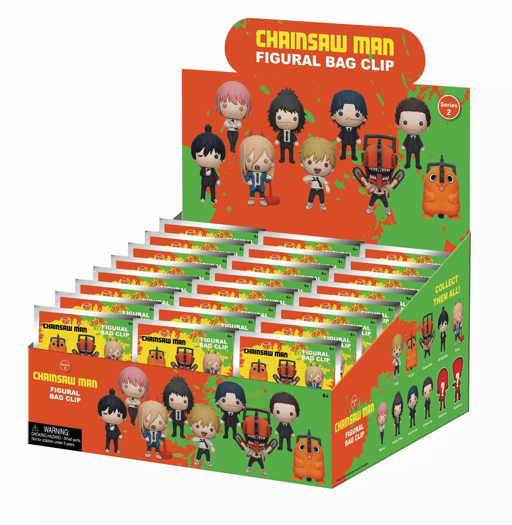 Chainsaw Man Series 2 Blind Bag Mystery Bag Clip - GeekCore