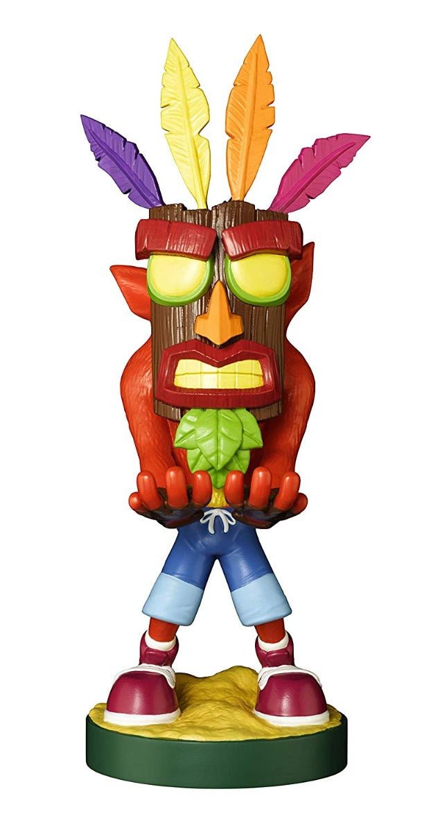Crash Bandicoot Aku Aku Cable Guy Controller & Smartphone Stand - GeekCore