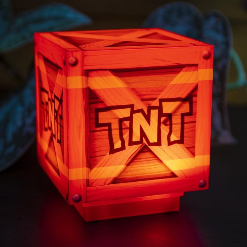Crash Bandicoot TNT Crate Light with SFX - GeekCore