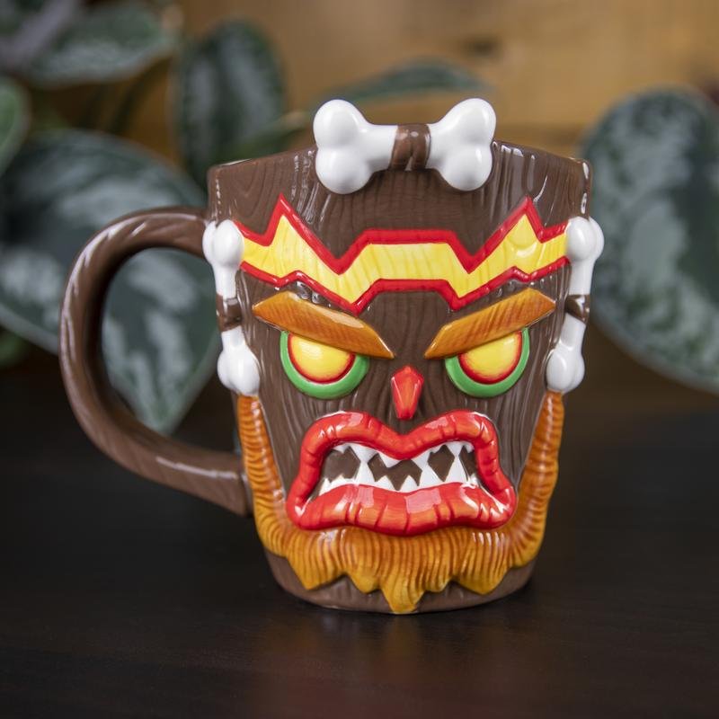 Crash Bandicoot Uka Uka Shaped Mug - GeekCore