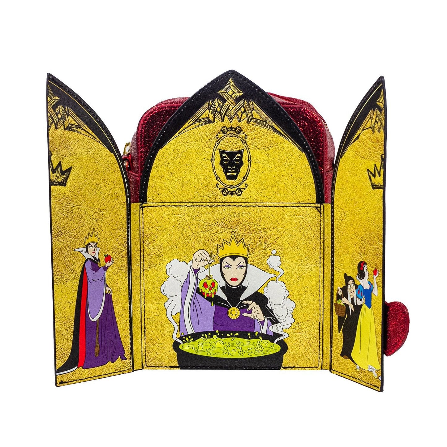 Danielle Nicole Disney Snow White Evil Queen Crossbody Handbag - GeekCore