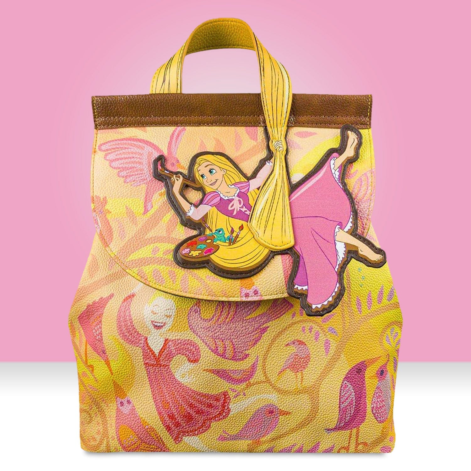 Danielle Nicole x Disney Rapunzel Painting Mini Backpack - GeekCore