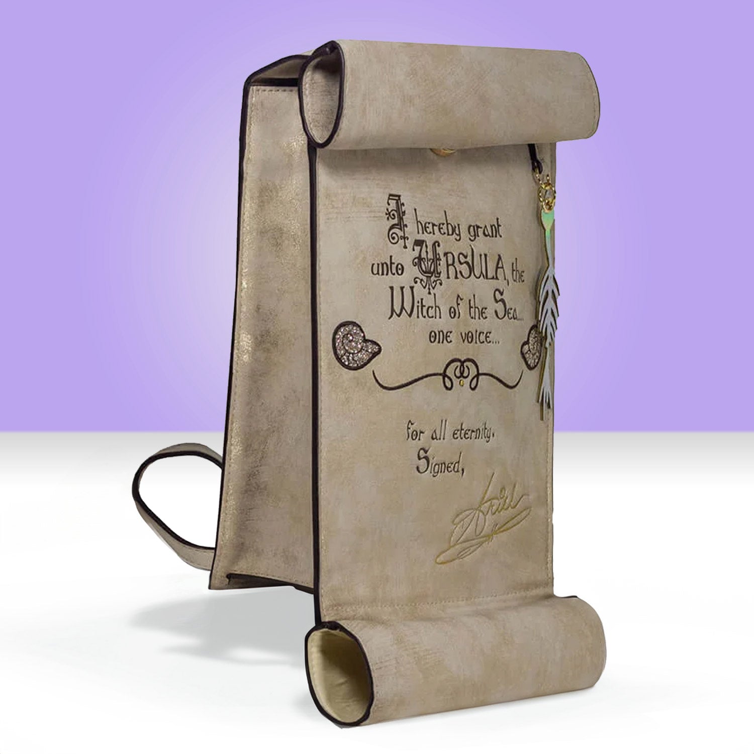 Danielle Nicole x Disney The Little Mermaid Ursual Scroll Mini Backpack - GeekCore