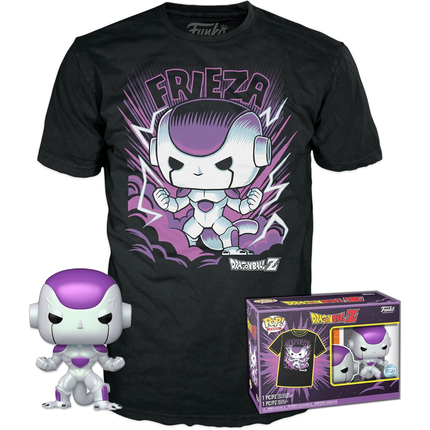 DBZ Frieza Final Form Pop! Vinyl and Tee Set - GeekCore