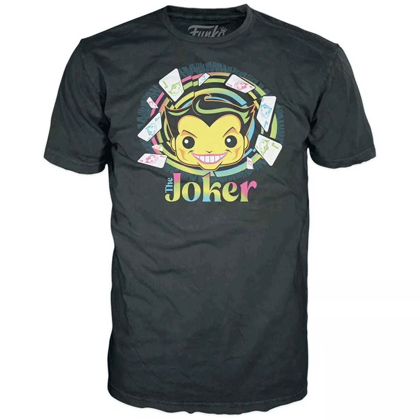 DC Comics Joker Blacklight Pop! Vinyl and Tee Set - GeekCore