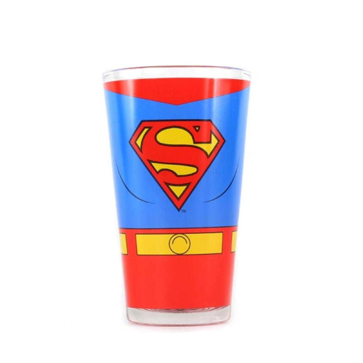 DC Comics Superman Glass - GeekCore