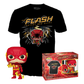 DC Comics The Flash (Glow in the Dark) Pop! Vinyl and Tee Set - GeekCore
