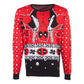 Deadpool Inverted Merc Knitted Christmas Sweater/Jumper - GeekCore