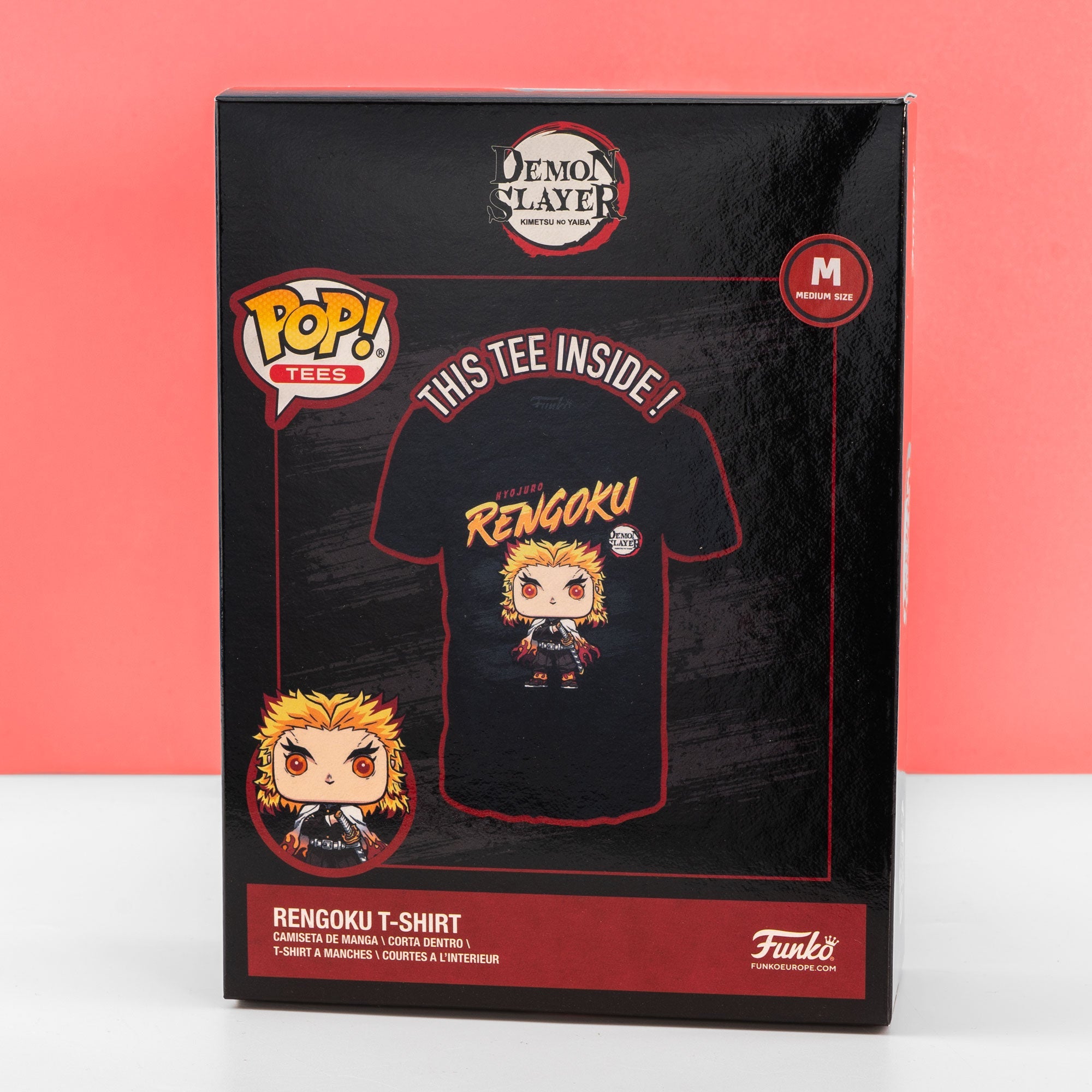 Demon Slayer Rengoku Funko Boxed Tee - GeekCore