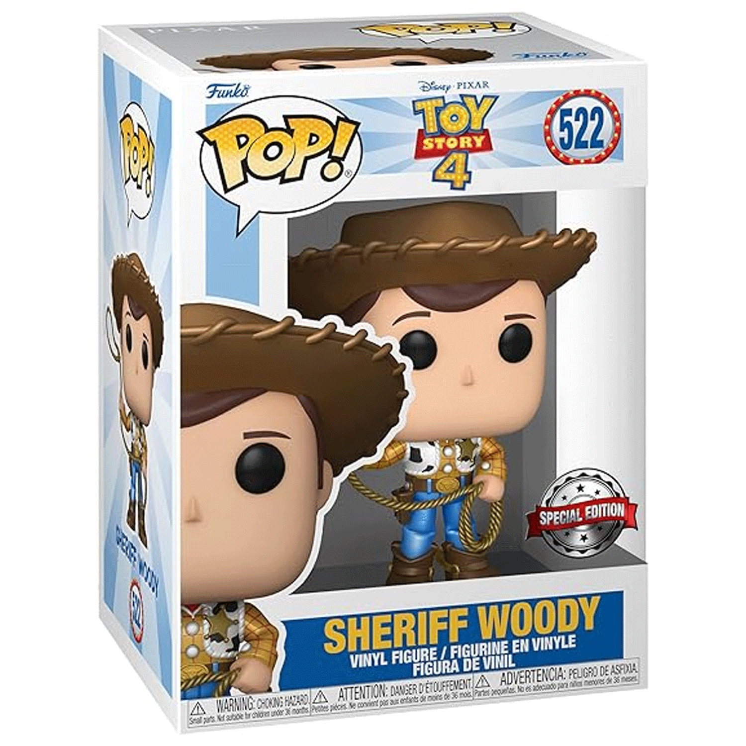 Disney Pixar Toy Story Woody Pop! Vinyl and Tee Set - GeekCore