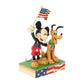 Disney Traditions by Jim Shore - A Banner Day Mickey and Pluto Figurine - GeekCore