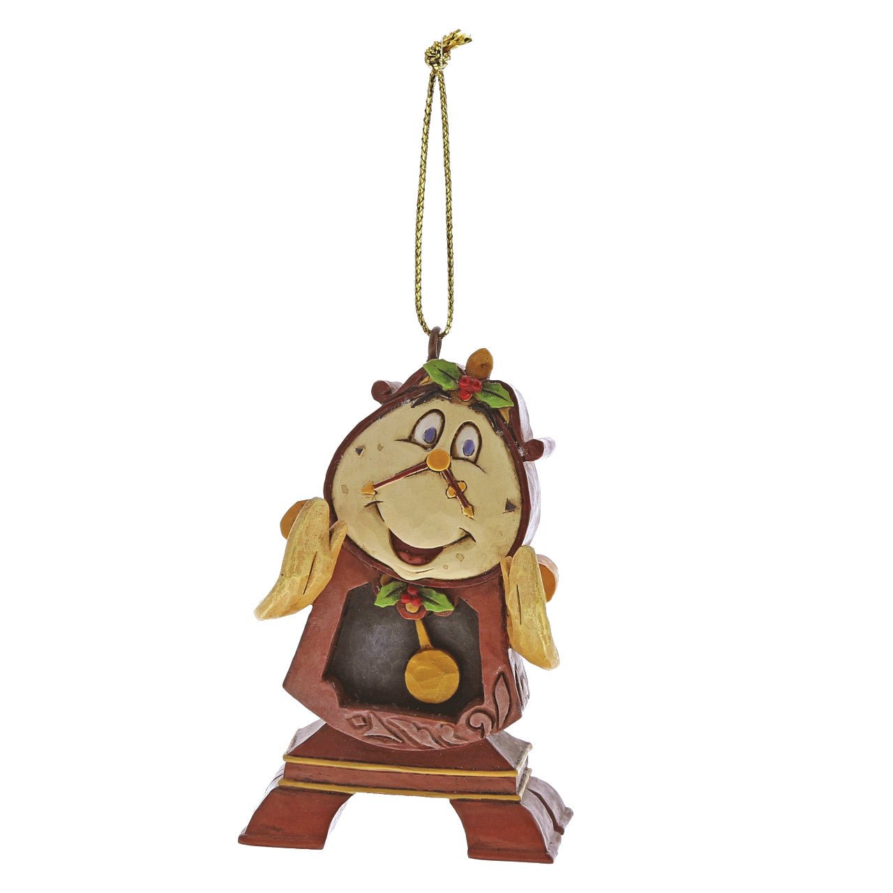 Disney Traditions by Jim Shore - Cogsworth Hanging Ornament - GeekCore