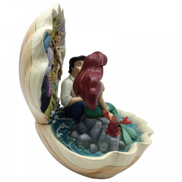 Disney Traditions by Jim Shore - The Little Mermaid Seashell Scenario Figurine - GeekCore