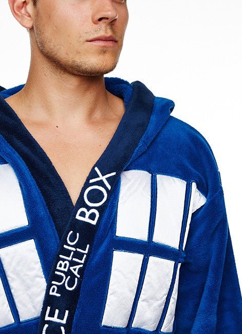 Doctor Who Tardis Bath Robe - GeekCore